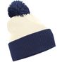 Beechfield Bonnet bicolore Snowstar® off_white/french_navy