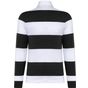 Kariban Polo rayé manches longues unisexe black/white_stripes