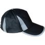 Korntex Casquette réflechissante Fluo HIVIZ®  Black