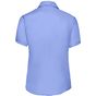 Russell Collection Ladies’ short sleeve tailored ultimate non-iron shirt bright_sky