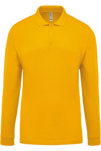 Image produit Polo piqué manches longues homme 