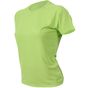 Cona Sports Ladies Rainbow Tech Tee apple_green