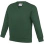 AWDis Academy Sweat-shirt à col en V pour enfants Academy academy_green