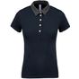 Kariban Polo jersey bicolore femme navy/dark_grey_heather