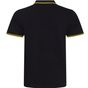 AWDis Just Polos Stretch tipped polo black/yellow