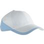 K-up Racing - casquette bicolore 6 panneaux white/sky_blue