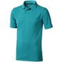Elevate Polo manches courtes pour hommes Calgary aqua