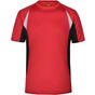 James&Nicholson Men's Running-T red/black