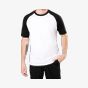 Kariban Baseball - T-shirt bicolore manches courtes