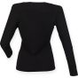 SF Clothing Women´s feel good long sleeved stretch T black