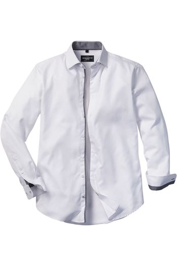 Image produit Men’s long sleeve tailored contrast herringbone shirt