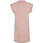 Build Your Brand Ladies Turtle Extended Shoulder Dress dusk_rose