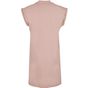 Build Your Brand Ladies Turtle Extended Shoulder Dress dusk_rose