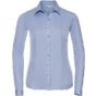 Russell Chemise à chevrons cintrée manches longues femme light_blue
