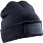 Result Recycled double knit printers beanie navy