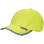 Yoko Casquette baseball à bordures réfléchissantes hi_vis_yellow