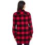 Burnside Women's Woven Plaid Flannel Shirt red/black_checked