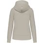 Kariban Sweat-shirt à capuche écoresponsable à fermeture zippée femme clay