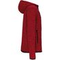 ProAct Veste capuche chinée homme red_melange