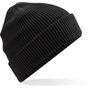 Beechfield Bonnet gaufré en coton biologique black