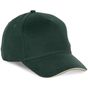 K-up Casquette - 5 panneaux forest_green/beige