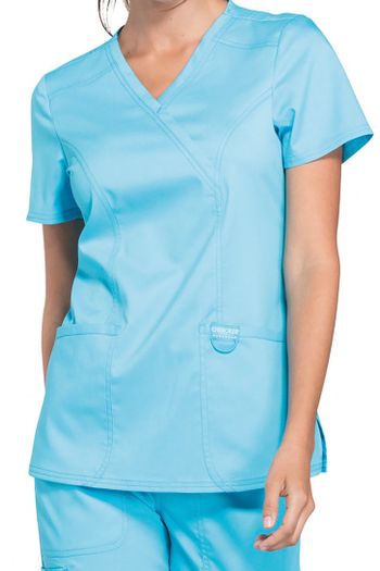 Image produit Haut cache-cœur femme