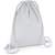 westfordmill Sac de gym en coton biologique de qualité light_grey