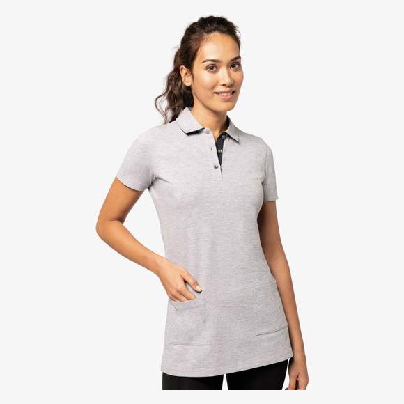 Polo long manches courtes femme WK-Designed-To-Work