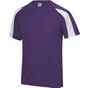 AWDis Just Cool Contrast cool T purple/arctic_white