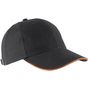 k-up Orlando - Casquette 6 panneaux dark_grey/orange