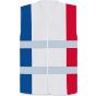 Korntex National safety vest Blue / White / Red