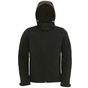B&C Collection Hooded Softshell /Men black