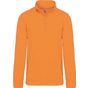 Kariban Sweat-shirt col zippé orange