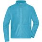 James&Nicholson Men´s Fleece Jacket turquoise