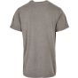 Build Your Brand Acid Washed Round Neck Tee asphalt