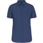 Kariban Chemise popeline polycoton manches courtes entretien facile femme deep_blue