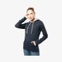 Kariban sweat-shirt capuche contrastée femme
