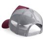 Beechfield Casquette Snapback trucker burgundy/light_grey