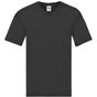 fruit of the loom Original V-Neck T black