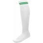 ProAct Chaussettes de sport à rayures PROACT - white/sporty_kelly_green - 39/42