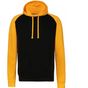 AWDis Just Hoods Baseball Hoodie jet_black/gold