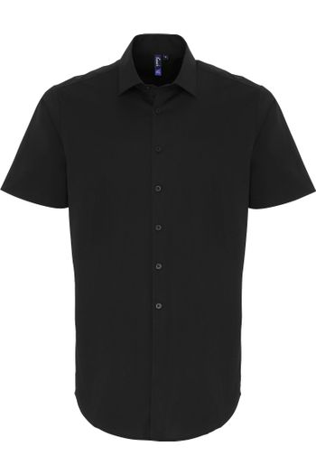 Image produit Chemise en popeline stretch à manches courtes pour homme