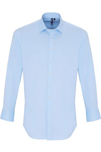 Image produit Chemise en popeline stretch à manches longues pour homme