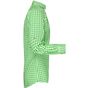 James&Nicholson Men´s Traditional Shirt green/white