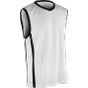 Spiro Basketball mens quick dry top white/black