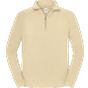 fruit of the loom Iconic Premium Zip Neck Sweat desert_sand