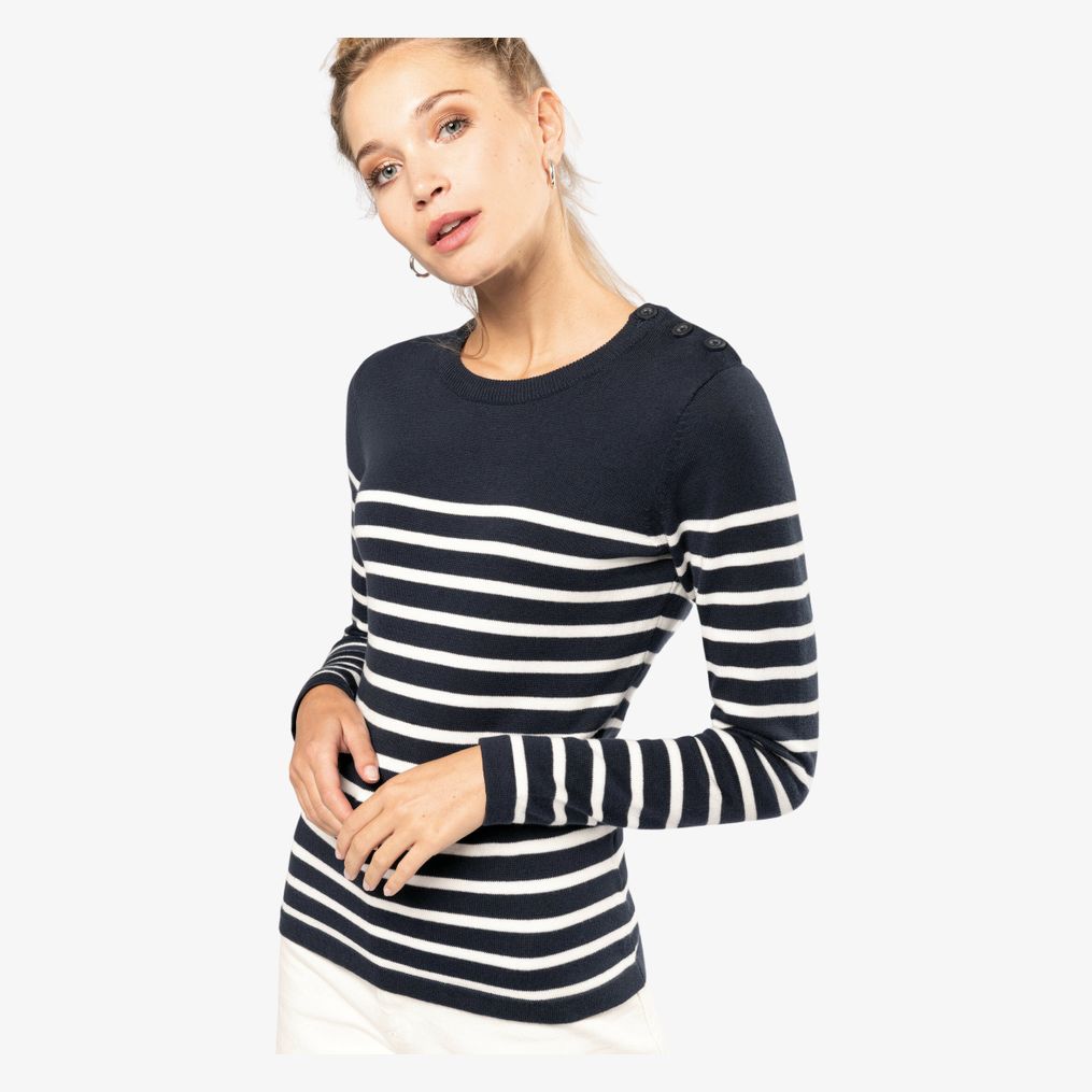 Pull marin femme kariban