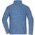 James&Nicholson Men´s Fleece Jacket blue_melange/navy