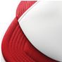 Beechfield Casquette américaine vintage junior rouge classique/blanc