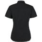 Kustom Kit Women's Premium Oxford Shirt Short Sleeve Black